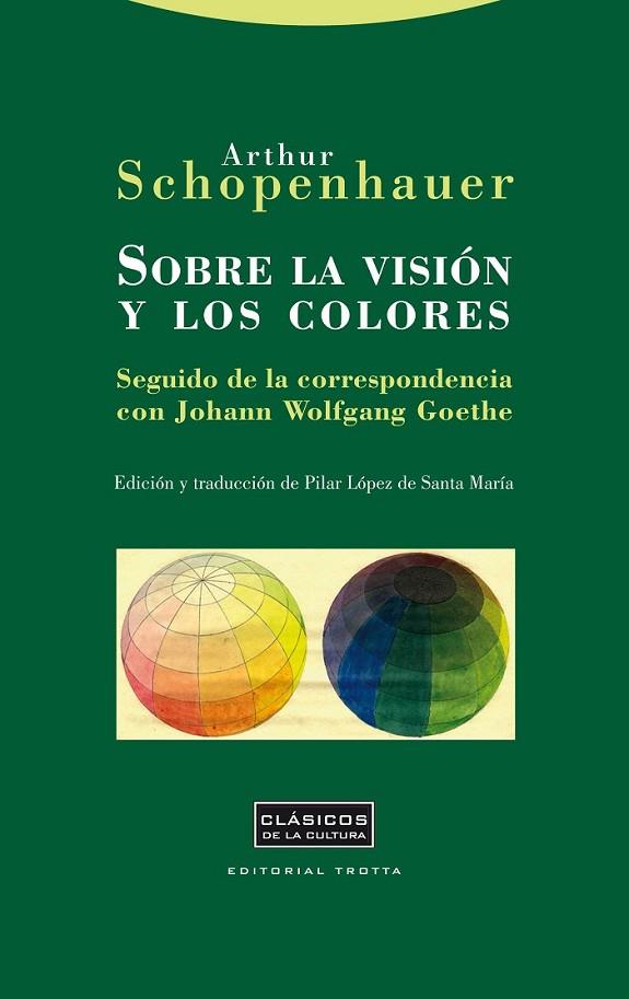 SOBRE LA VISION Y LOS COLORES | 9788498793505 | SCHOPENHAUER