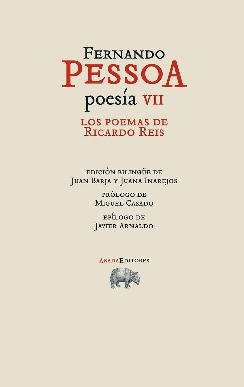 POESIA VII LOS POEMAS DE RICARDO REIS | 9788416160419 | PESSOA,FERNANDO