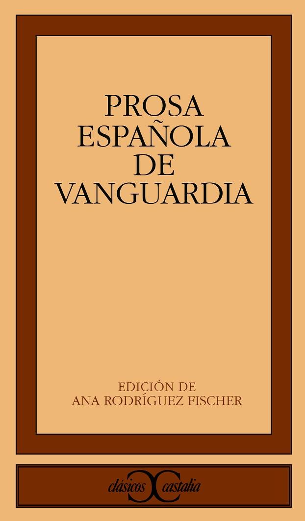 PROSA ESPAÑOLA DE VANGUARDIA | 9788470398346 | VARIOS