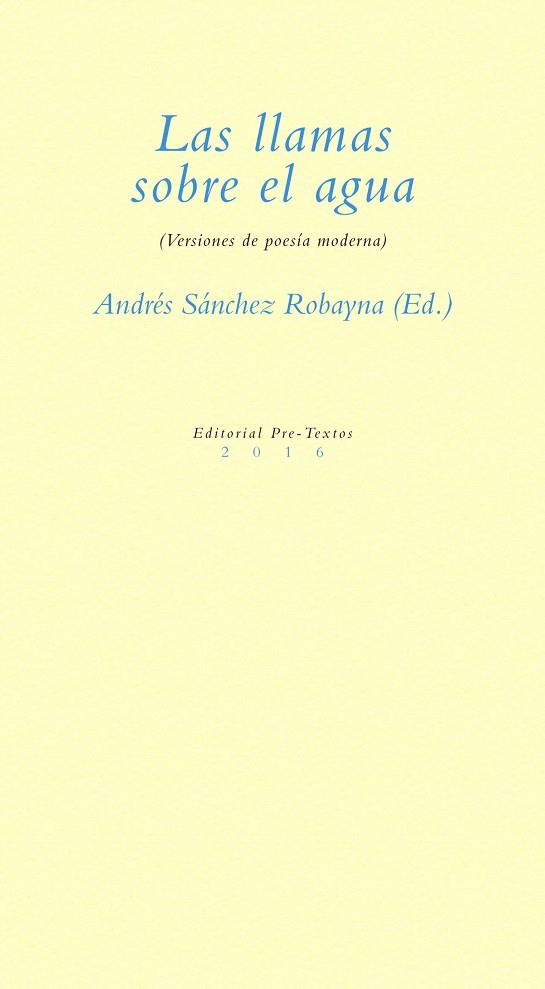 LLAMAS SOBRE EL AGUA, LAS | 9788416906116 | VARIOS AUTORES