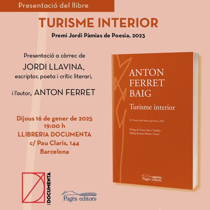 Presentació «Turisme interior» d'Anton Ferret Baig - 