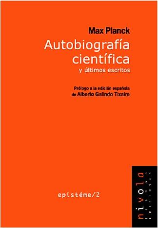 AUTOBIOGRAFIA CIENTIFICA  EP-2 | 9788495599049 | PLANCK, MAX