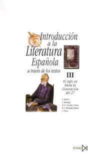 INTROD. LITERATURA ESPAÑOLA III | 9788470901126 | VARIOS