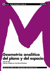 GEOMETRIA ANALITICA | 9788466726122 | RUIZ SANCHO, JESúS MARíA