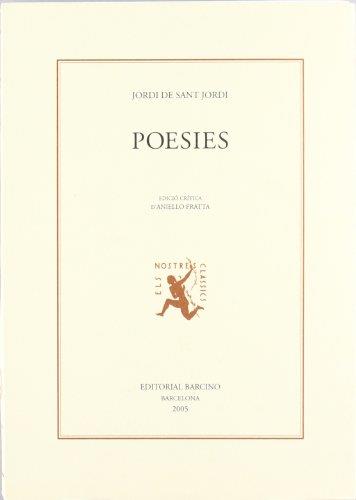 POESIES | 9788472267169 | JORDI DE SANT JORDI