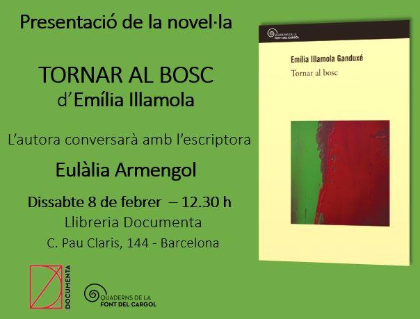 Presentació «Tornar al bosc» d'Emília Illamola Ganduxé - 