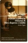 POESÍA COMPLETA (VOLUMEN II) | 9788492799534 | JAVIER EGEA