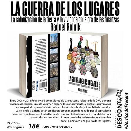 LA GUERRA DE LOS LUGARES | 9788417190255 | ROLNIK, RAQUEL