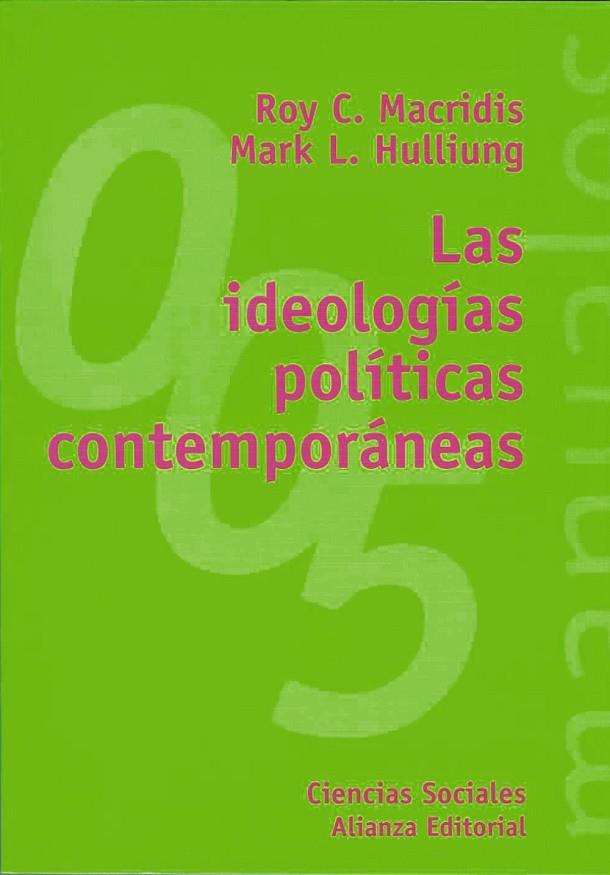 IDEOLOGIAS POLITICAS CONTEMP. | 9788420681795 | MACRIDIS/ HULLIUNG