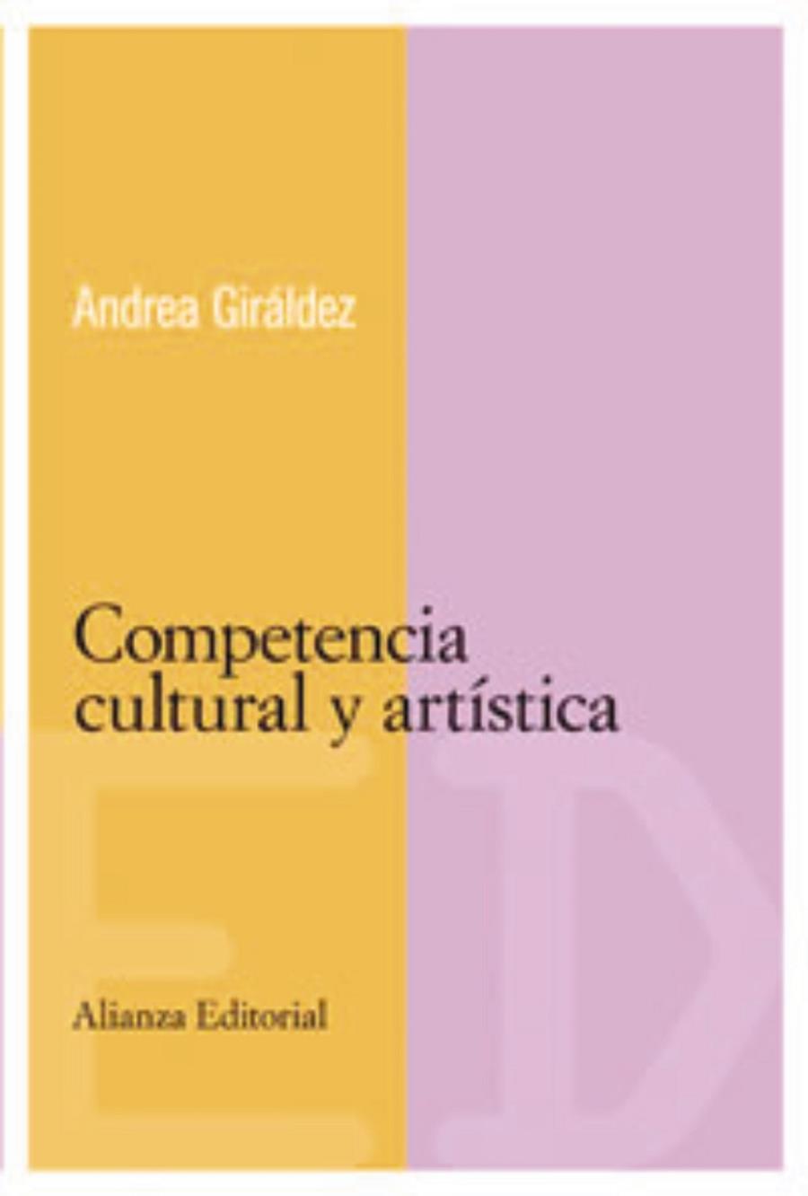 COMPETENCIA CULTURAL Y ARTISTICA | 9788420684079 | GIRALDEZ