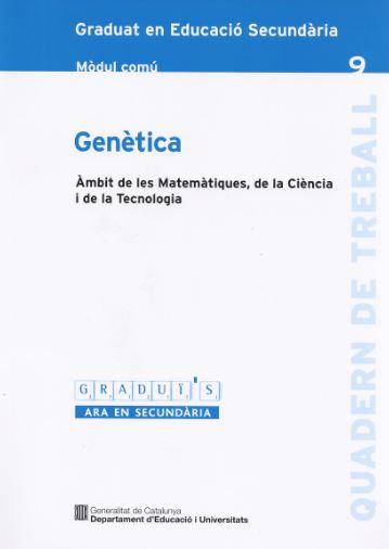 GENETICA GRADUI'S-9 MC | 9788439372189 | DEPARTAMENT D'EDUCACIÓ