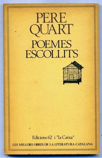 POEMES ESCOLLITS | 9788429719949 | QUART, PERE QUART