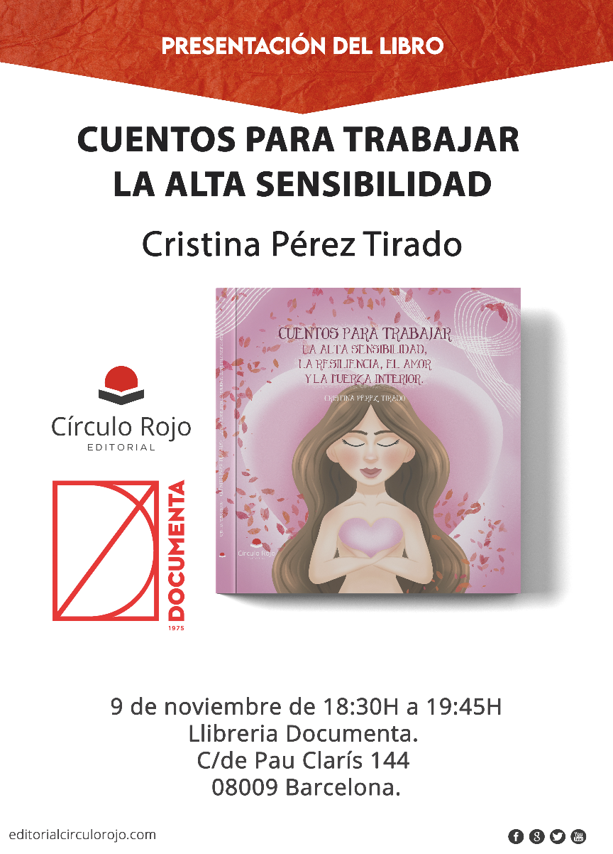 Presentació «Cuentos para trabajar la alta sensibilidad» de Cristina Pérez - 