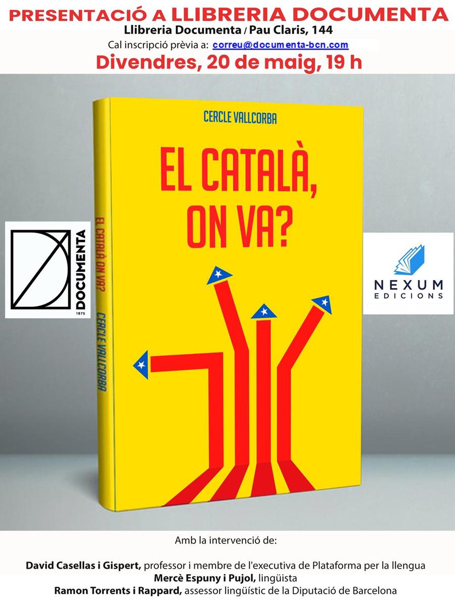 Presentem «El català, on va?» del Cercle Vallcorba - 