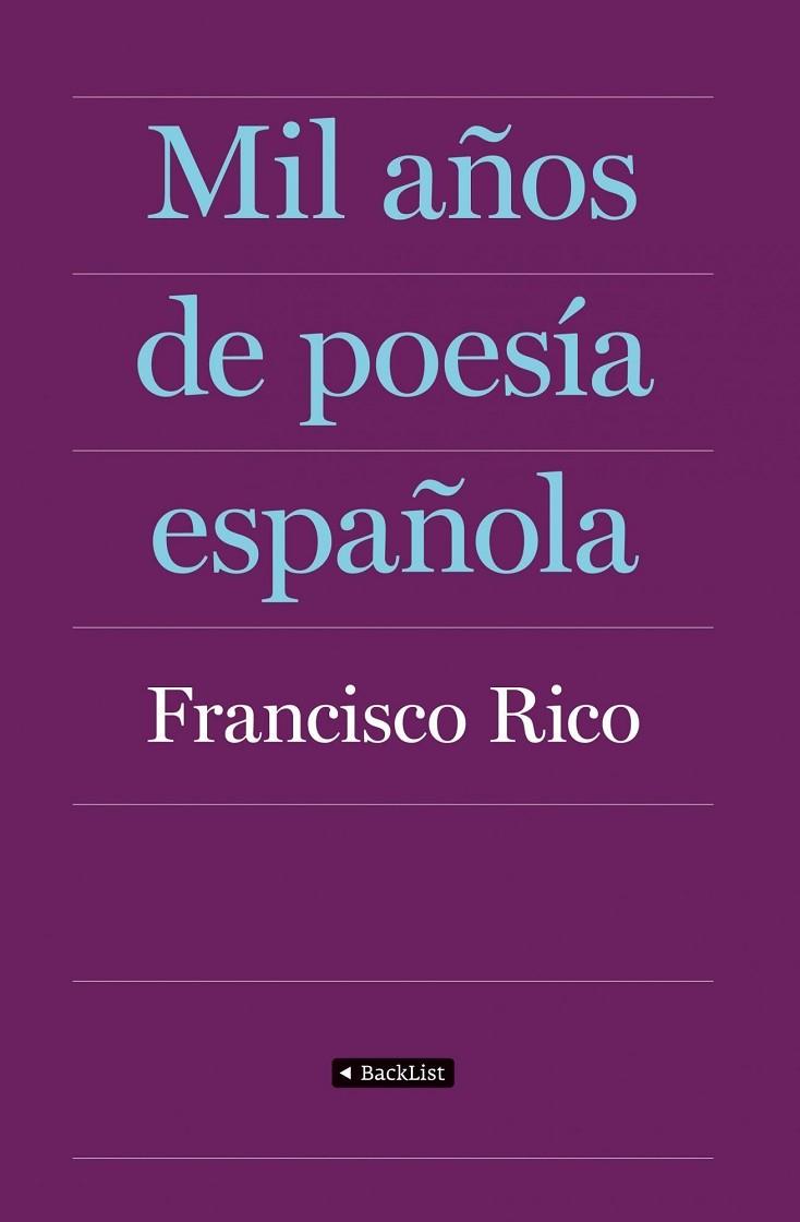 MIL AÑOS DE POESIA | 9788408087403 | RICO