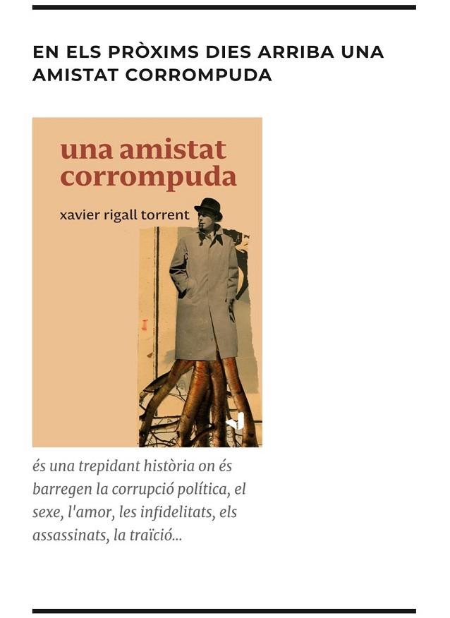 UNA AMISTAT CORROMPUDA | 9788494943737 | RIGALL, XAVIER