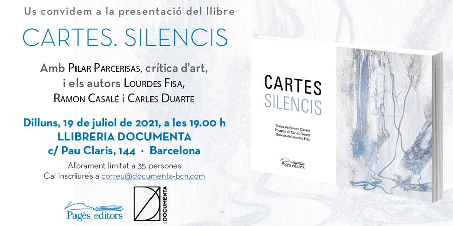 Presentem «Cartes. Silencis» de Lourdes Fisa, Ramon Casalé i Carles Duarte - 