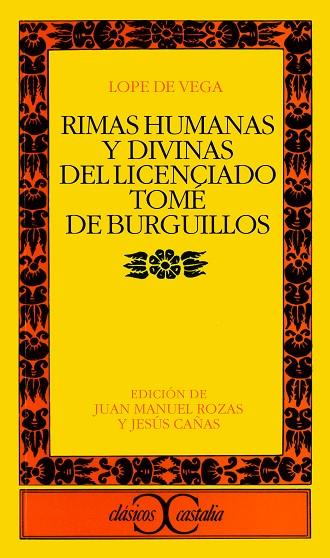 RIMAS HUMANAS Y DIVINAS DEL..... | 9788497401371 | LOPE DE VEGA