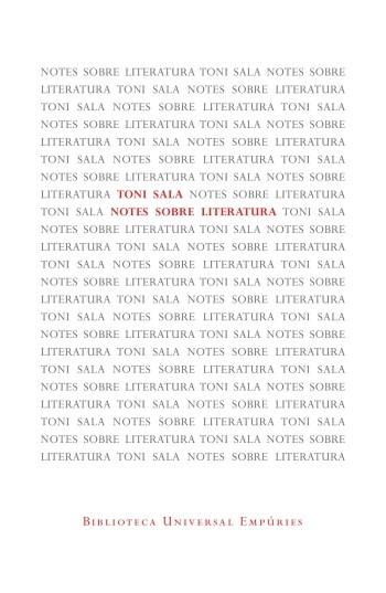 NOTES SOBRE LITERATURA | 9788497877572 | SALA, TONI