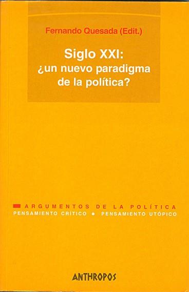 SIGLO XXI:¿UN NUEVO PARADIGMA... | 9788476586815 | QUESADA