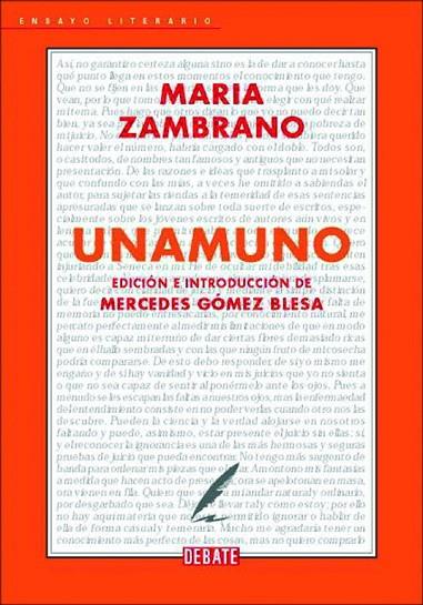 UNAMUNO | 9788483069707 | ZAMBRANO