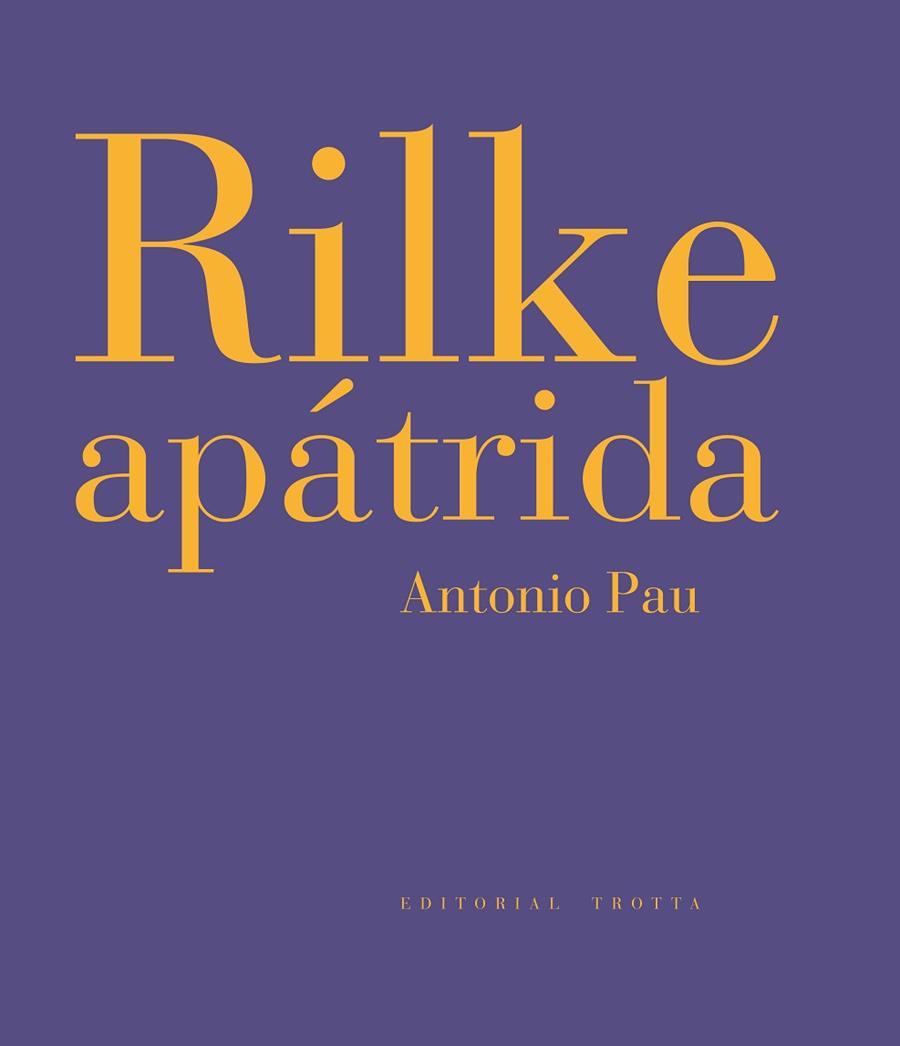 RILKE APATRIDA | 9788498791983 | PAU