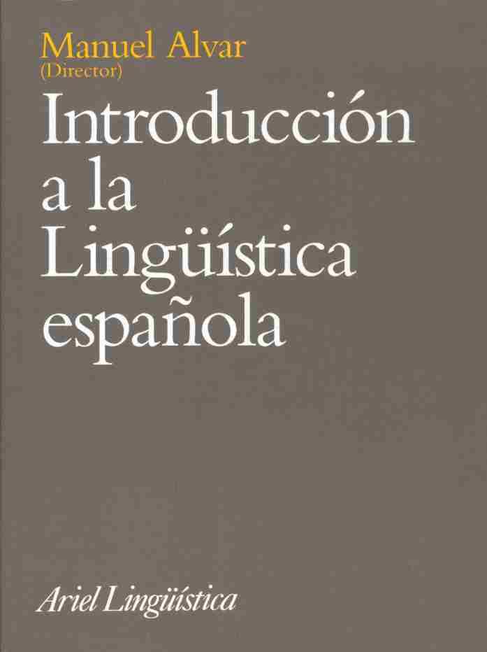 INTROD. A LINGUISTICA ESPAÑOLA | 9788434482395 | ALVAR