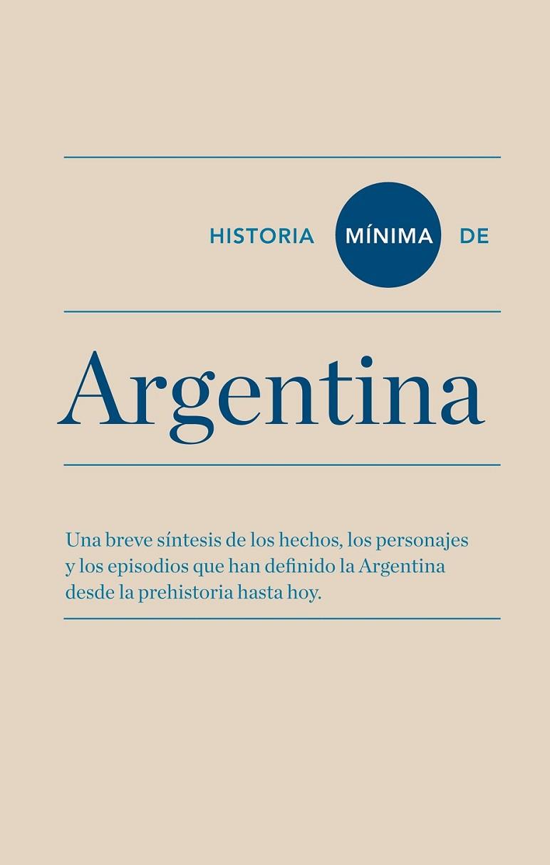 HISTORIA MINIMA DE ARGENTINA | 9788415832256 | DIVERSOS