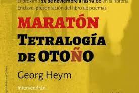 MARATÓN Y TETRALOGÍA DE OTOÑO | 9788494887369 | GEORG HEYM