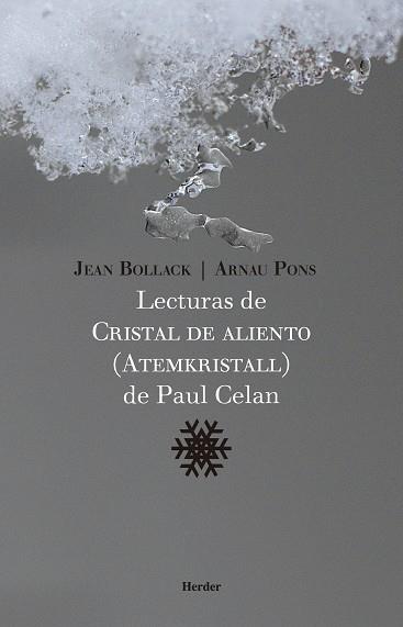 LECTURAS DE CRISTAL DE ALIENTO DE PAUL CELAN | 9788425443220 | BOLLACK, JEAN / PONS, ARNAU