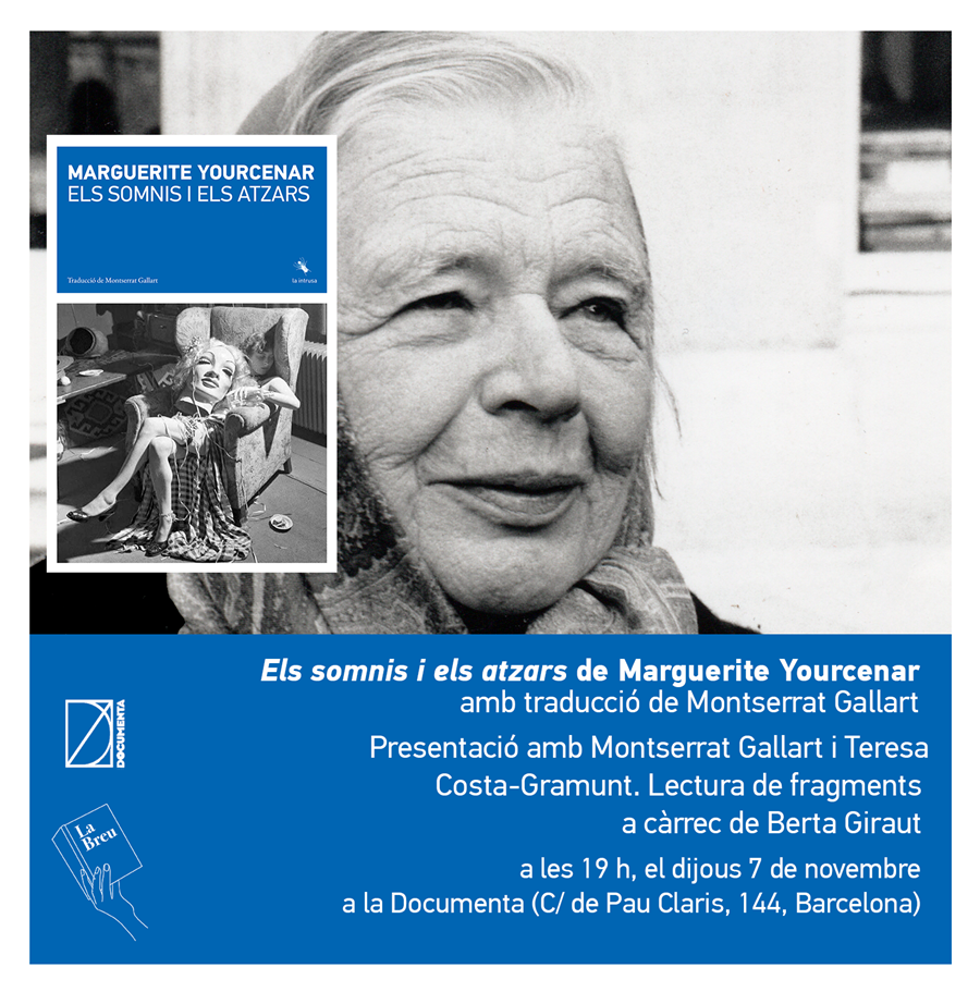 Presentació «Els somnis i els atzars» de Marguerite Yourcenar - 