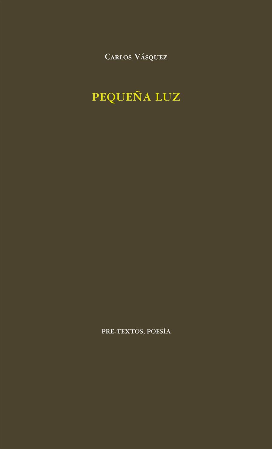 PEQUEÑA LUZ | 9788415894582 | VASQUEZ TAMAYO, CARLOS