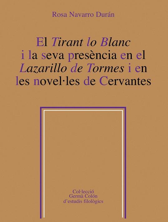 EL TIRANT LO BLANC I LA SEVA | 9788498833812 | DURAN