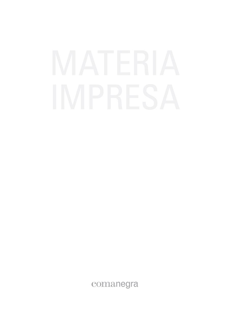 MATERIA IMPRESA | 9788416605637 | VARIOS AUTORES