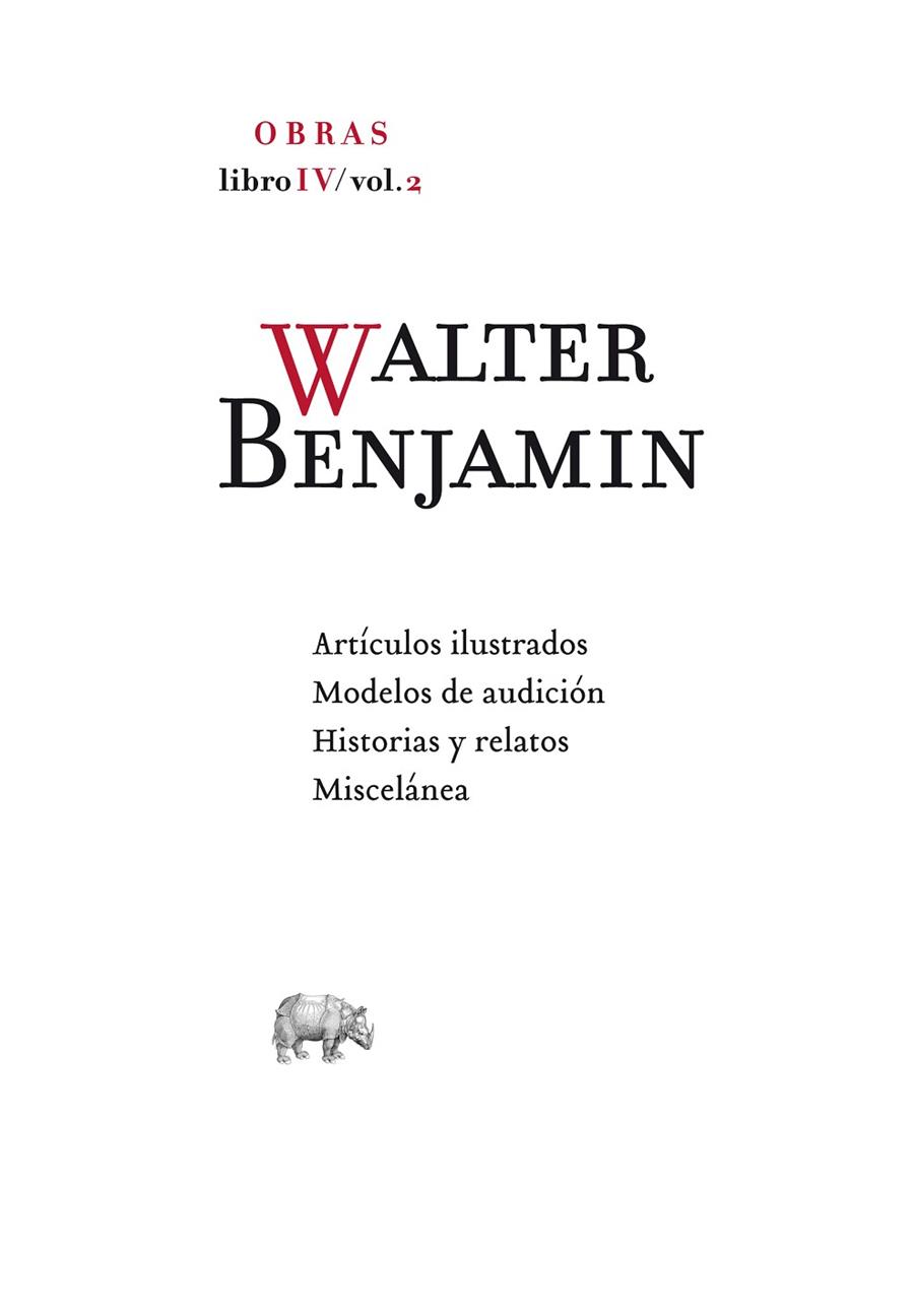 WALTER BENJAMIN O.C.LIBROIV.VOL2 | 9788496775893 | BENJAMIN, WALTER