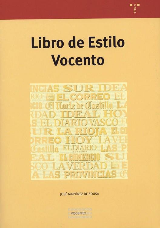 LIBRO DE ESTILO VOCENTO | 9788497040846 | SOUSA