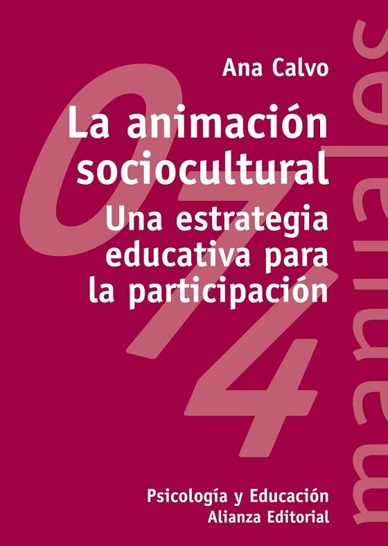 ANIMACION SOCIOCULTURAL | 9788420686943 | CALVO SASTRE