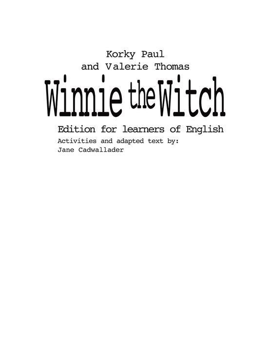 WINNIE THE WITCH: STORY BOOK (WITH ACTIVITY BOOKLET) | 9780194319041 | PAUL / THOMAS