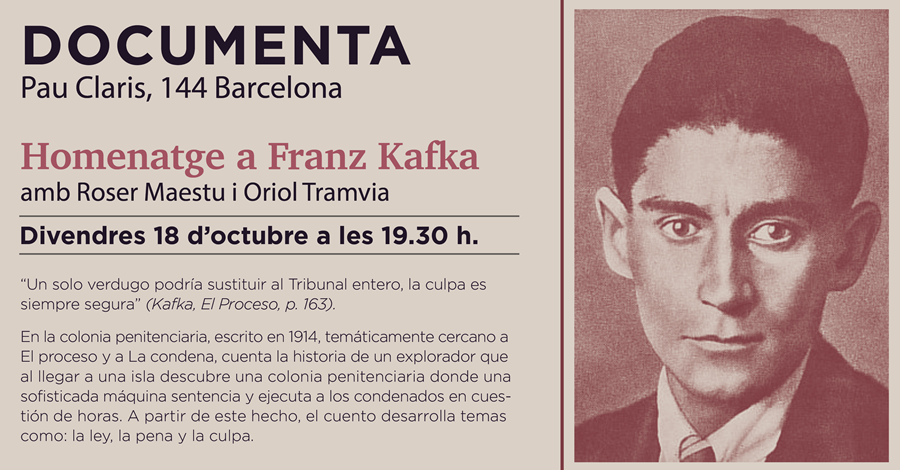 Homenatge a Franz Kafka amb Roser Maestu i Oriol Tramvia - 