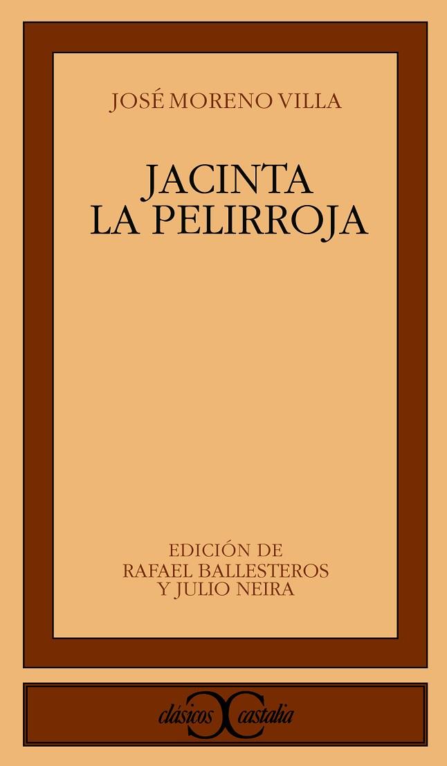 JACINTA LA PELIRROJA | 9788470398674 | MORENO VILLA