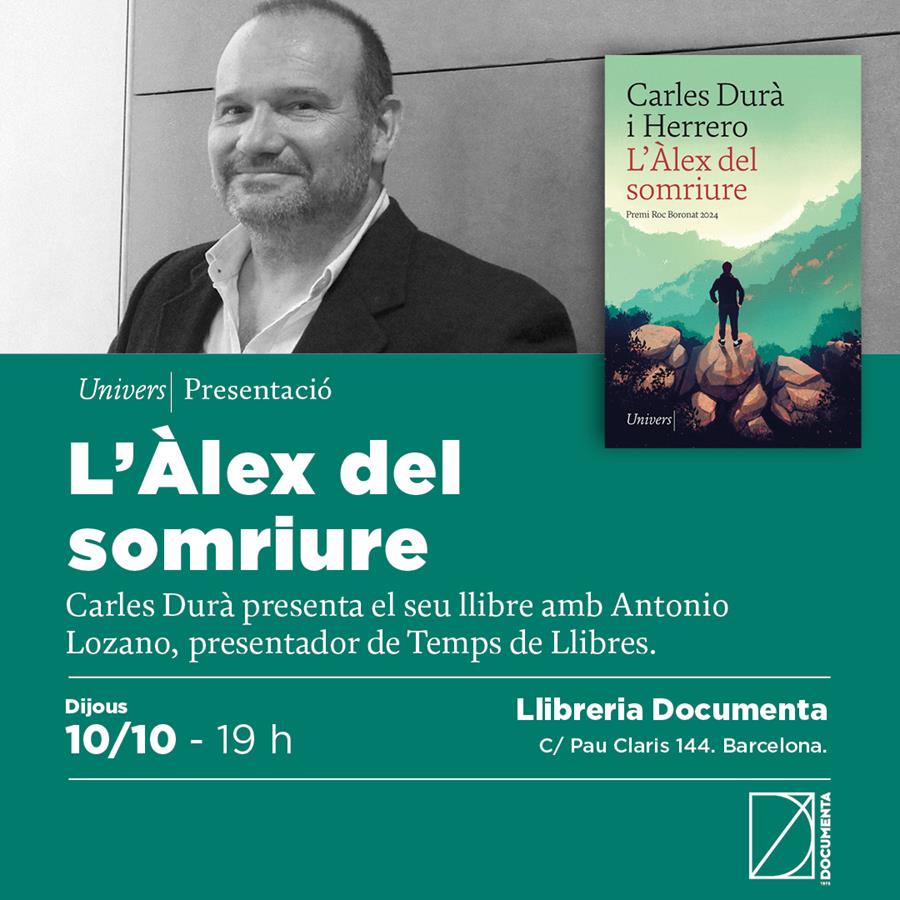 Presentació «L'Àlex del somriure» de Carles Durà i Herrero - 