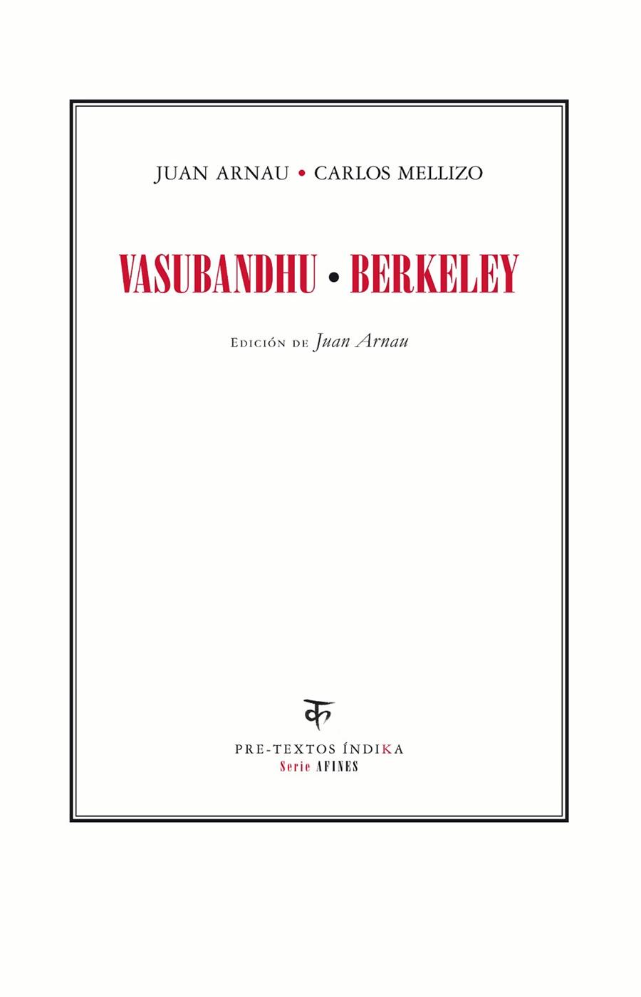 VASUBANDHU·BERKELEY | 9788415297000 | VARIS