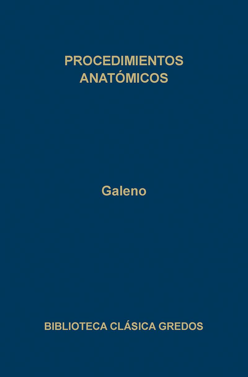 PROCEDIMIENTOS ANATOMICOS | 9788424923679 | GALENO