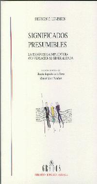 SIGNIFICADOS PRESUMIBLES | 9788424927363 | LEVINSON