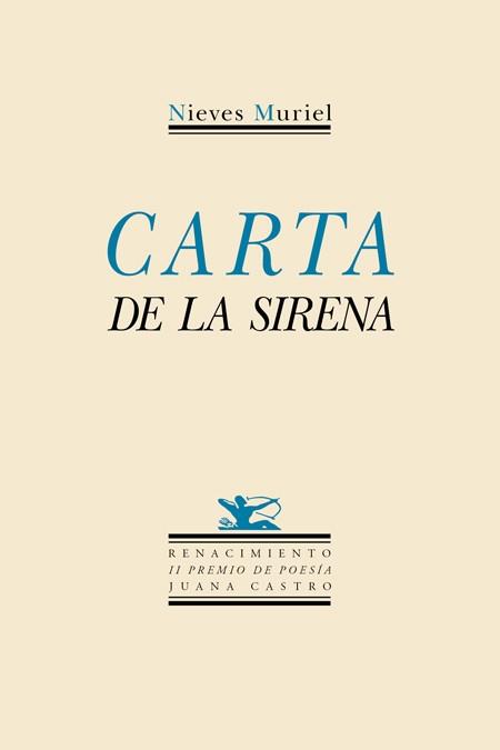 CARTA DE LA SIRENA | 9788416685080 | MURIEL, NIEVES