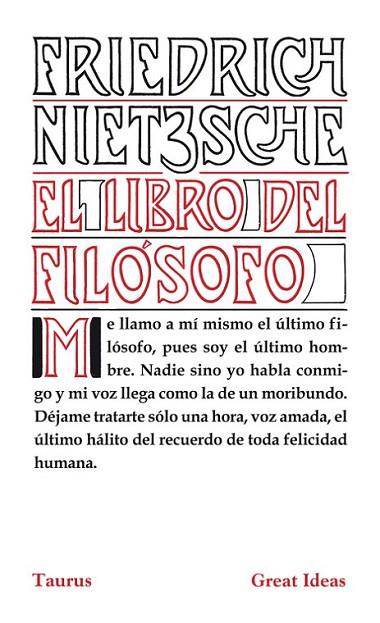 EL LIBRO DEL FILÓSOFO | 9788430602216 | NIETZSCHE, FRIEDRICH W.