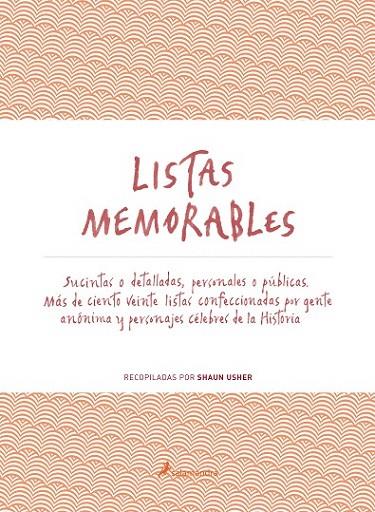 LISTAS MEMORABLES | 9788498387179 | USHER, SHAUN