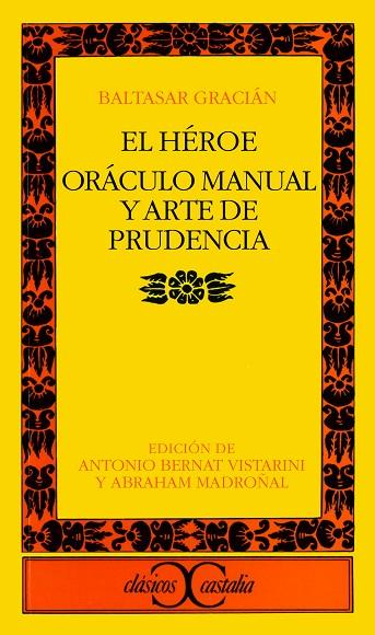 HEROE ORACULO MANUAL Y ARTE DE | 9788497400817 | GRACIAN