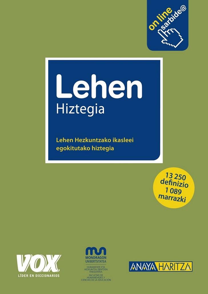 LEHEN HIZTEGIA | 9788499740027