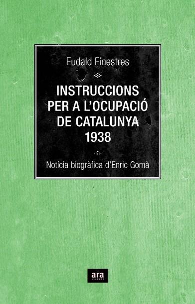 INSTRUCCIONS PER A L'OCUPACIO | 9788496767348 | FINESTRES